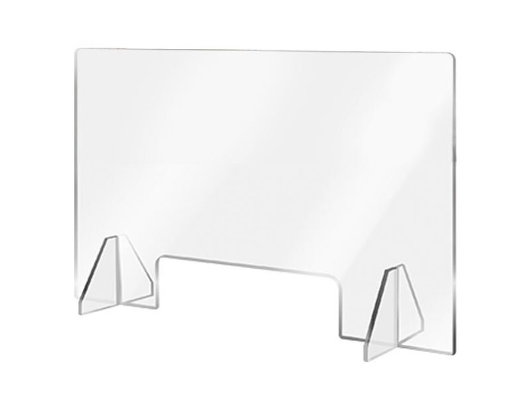Plexiglass Sneeze Guard Polycarbonate Countertop Sneeze Guards