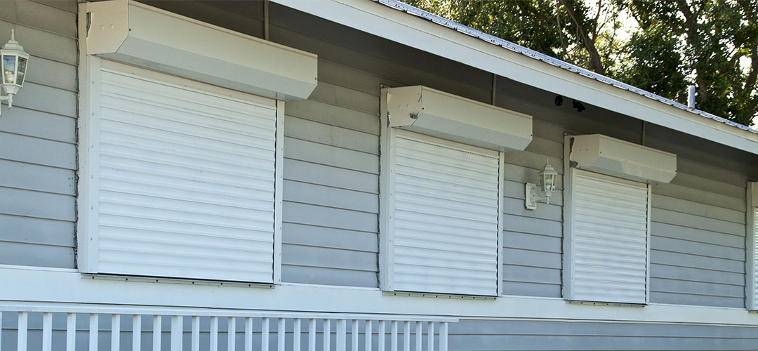 Roll Down Hurricane Shutters for Window Protection