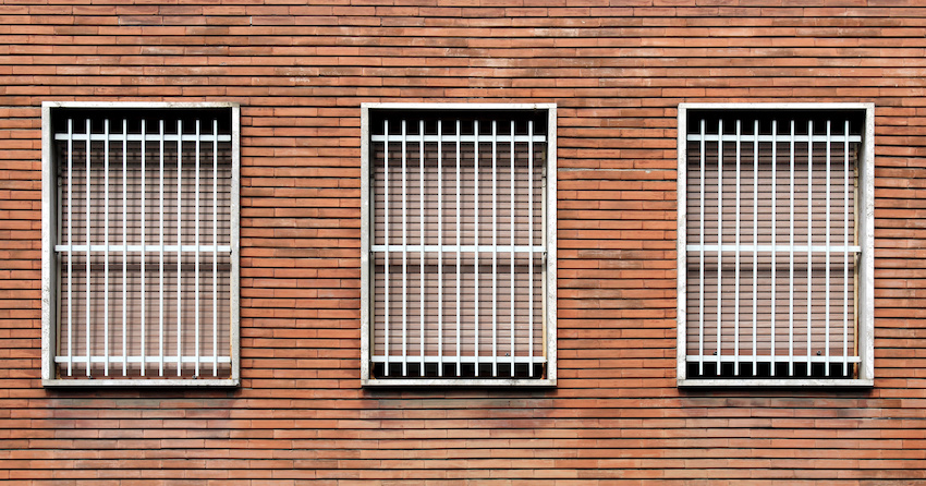 burglar bars over windows