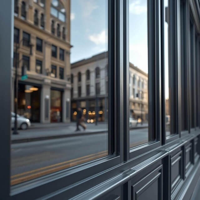 Bank windows